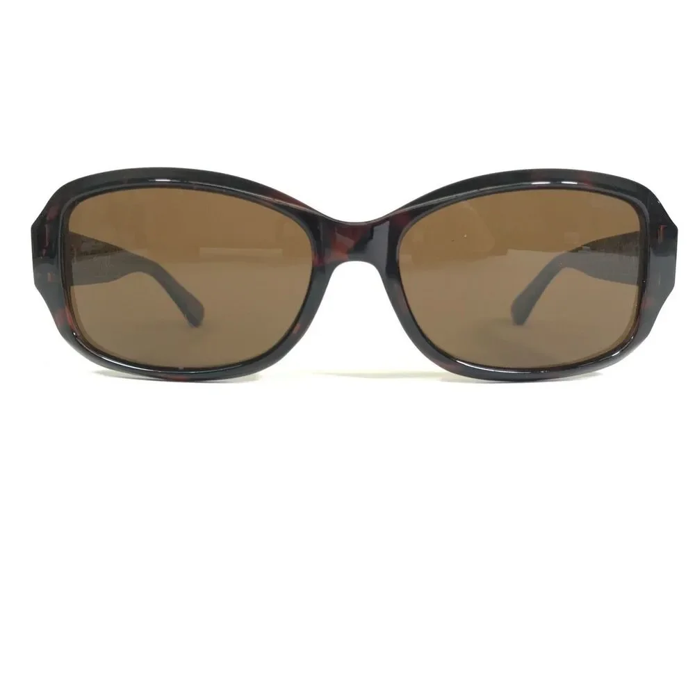 Guess Sunglasses GU7410 52E Brown Tortoise Square Cat Eye Gold Brown Lenses - Picture 2 of 11